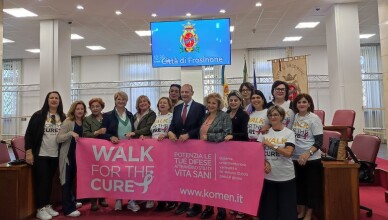 A Frosinone la Walk for the cure contro i tumori al seno