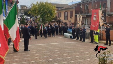 Inaugurazione sede dell’A.N.C. intitolata al Car. Alberto La Rocca